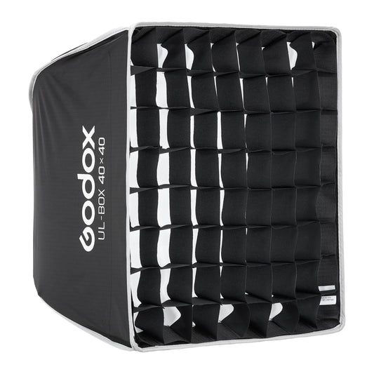 UL-BOX-40 40x40cm (1.3'x1.3') Easy-Open Square Umbrella Softbox (S-Type Fitting)