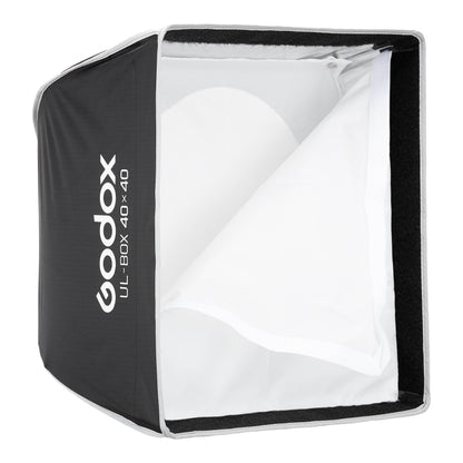 UL-BOX-40 40x40cm (1.3'x1.3') Easy-Open Square Umbrella Softbox (S-Type Fitting)
