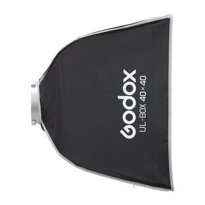 UL-BOX-40 40x40cm (1.3'x1.3') Easy-Open Square Umbrella Softbox (S-Type Fitting)