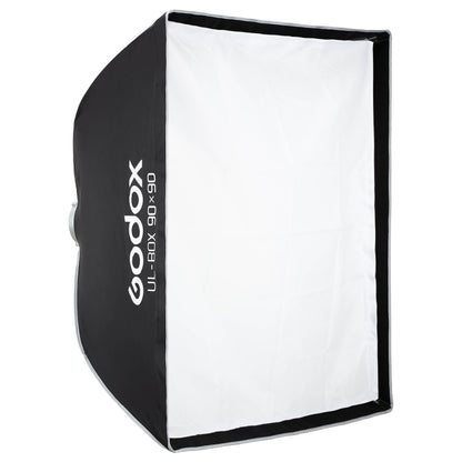 UL-BOX-90 90'x90cm (3'x3') Easy-Open Square Umbrella Softbox (S-Type Fitting)