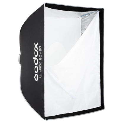 UL-BOX-90 90'x90cm (3'x3') Easy-Open Square Umbrella Softbox (S-Type Fitting)