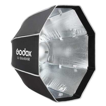 Godox UL-BOX-Octa60 60cm  Octagonal Softbox with deflector dish attached