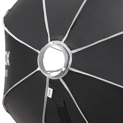 Godox UL-BOX-Octa90 90cm  Octagonal Softbox close up of s-type bayonet fitting
