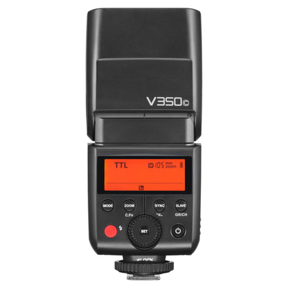 Godox V350 Compact  TTL HSS Speedlite, with Rechargeable Battery Li-ion battery