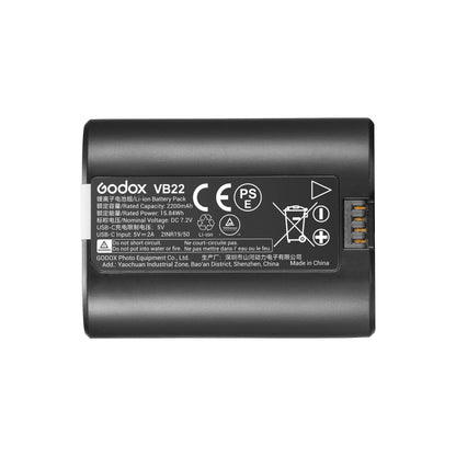 Godox VB22 Replacement Li-ion battery for V480 Speedlite