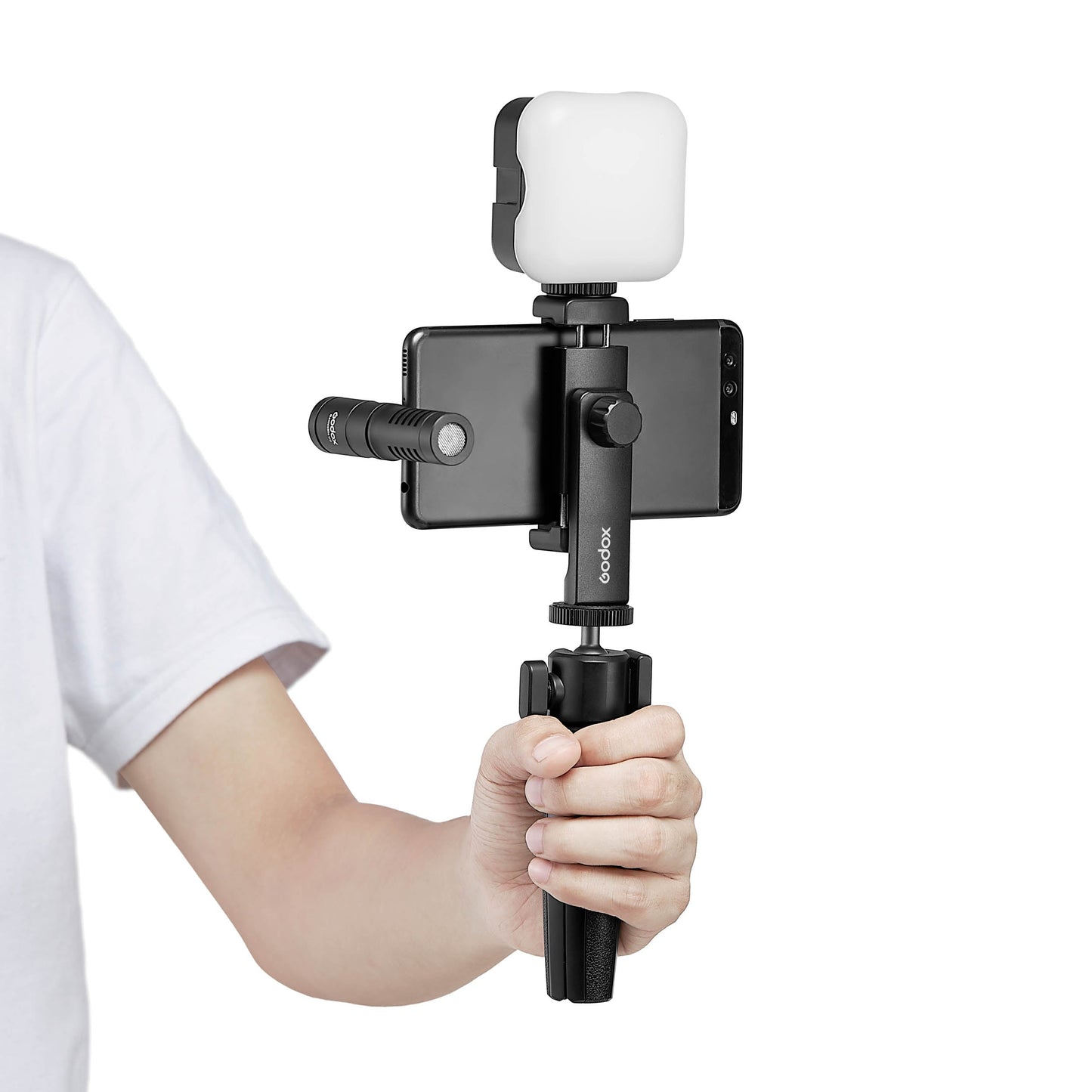 VK2-LT Kit with Bi-colour LED video light