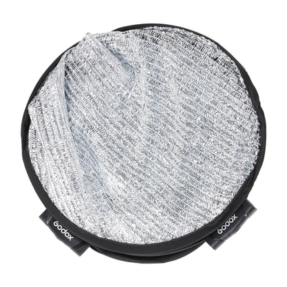 Godox W-RFT55 55cm (22") Windproof Silver Collapsible Reflector Folded