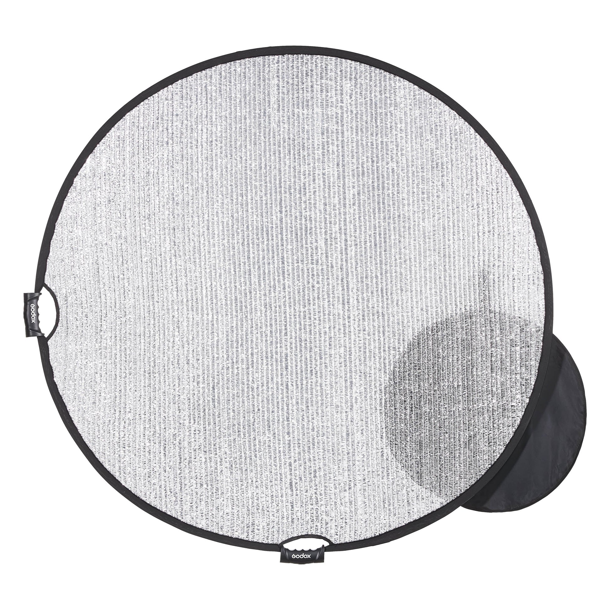 Godox W-RFT130 130cm (52") Windproof Silver Collapsible Reflector with its storage bag