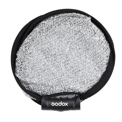 Godox W-RFT80 80cm (32") Windproof Silver Collapsible Reflector Folded