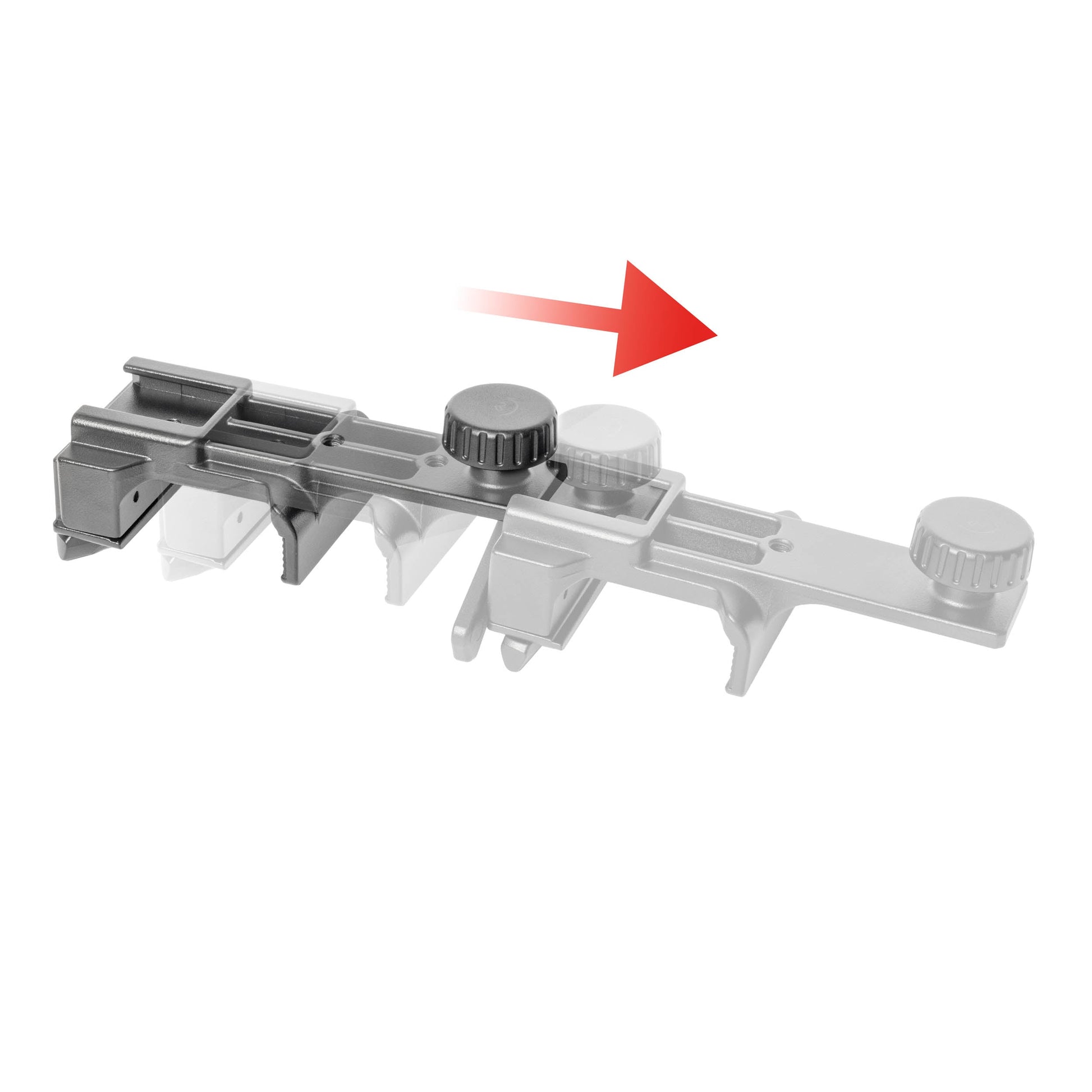 Two Godox WT-C01 Mounting Brackets for Godox WT-Series LED Dive Lights Being Connected together