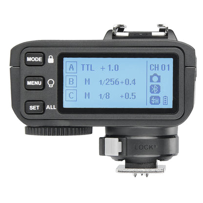 X2T 2.4GHz TTL Flash Trigger with High-Speed Sync & Bluetooth