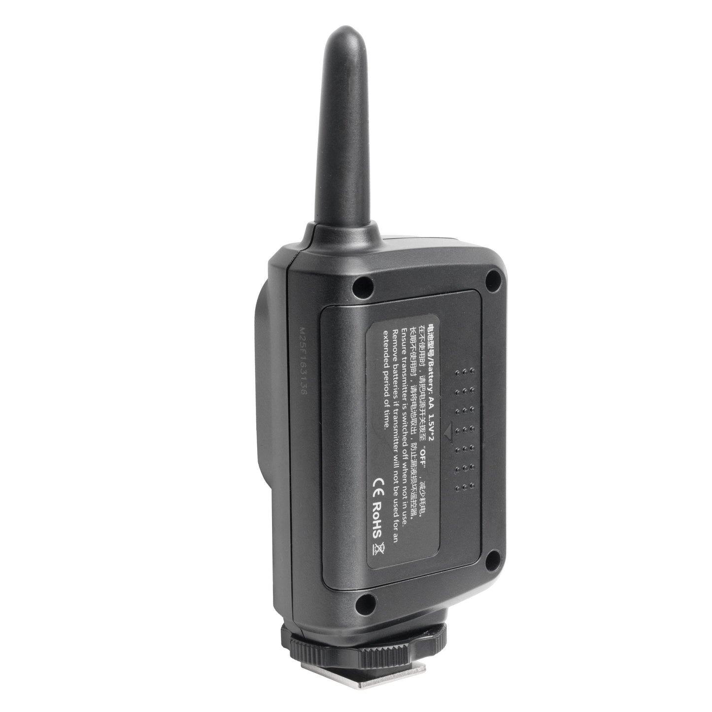 Godox XT16 2.4GHz Universal Single-Pin Manual Flash Trigger Back View