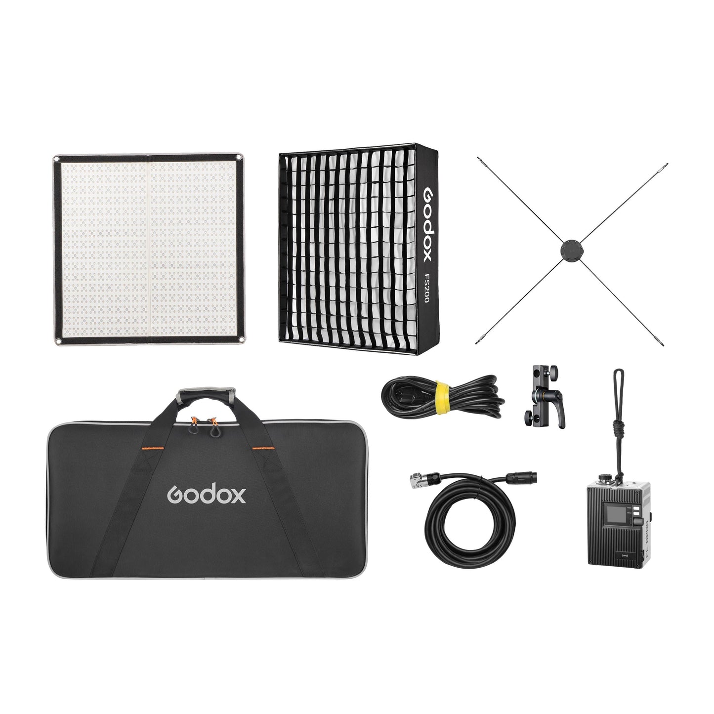 GODOX FL200R Flexible RGB LED Light Mat Box Content