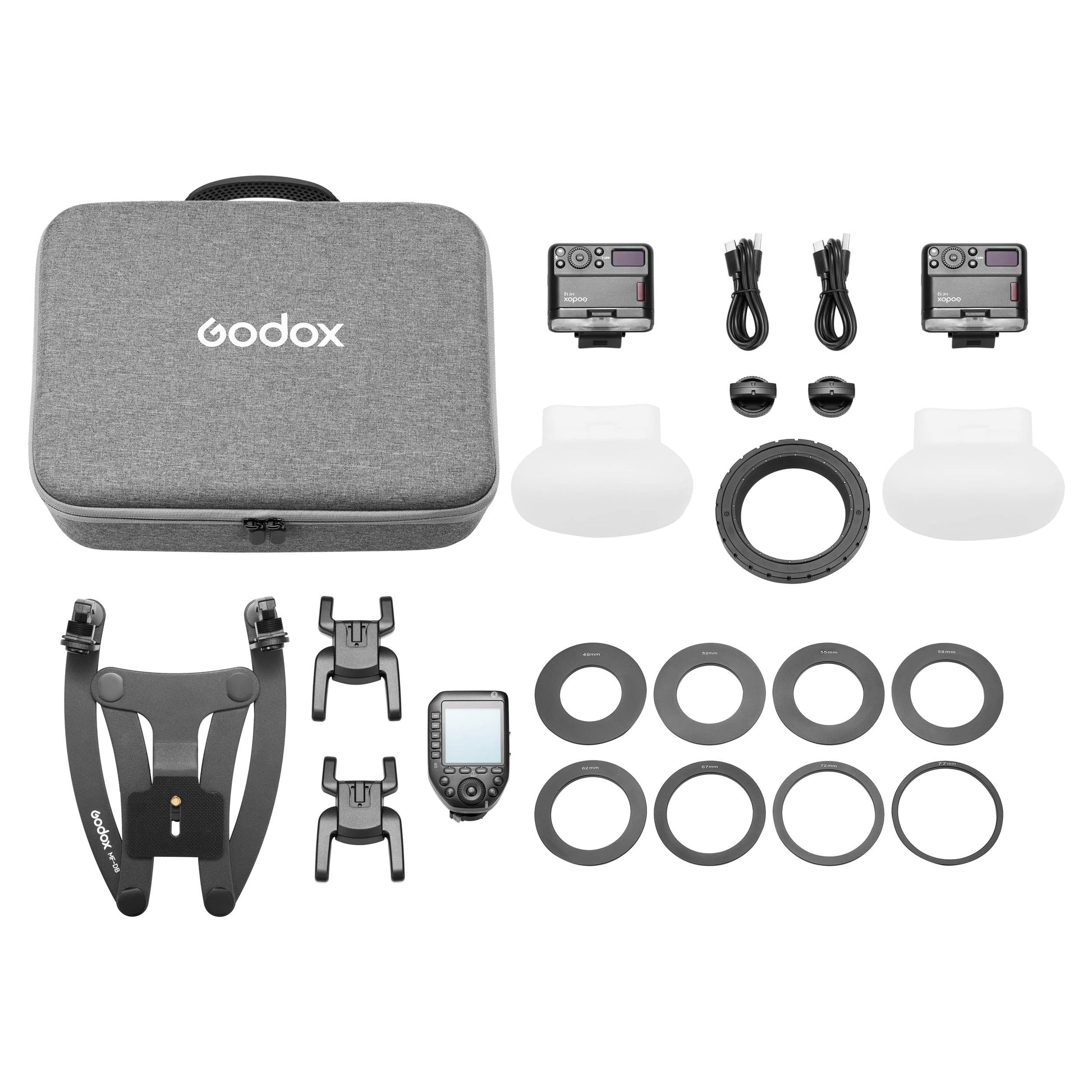 Godox MF12 DK2 Dental Photography Kit for Sony Box Content