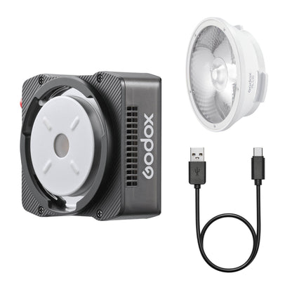 ML40R Compact Magnetic RGB Video Light With Built-In USB-C Rechargeable Battery