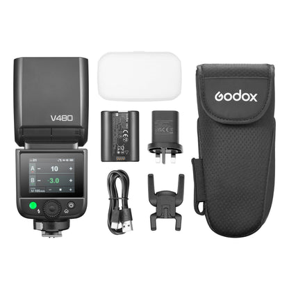 Godox VING V480 TTL Speedlite Box Content