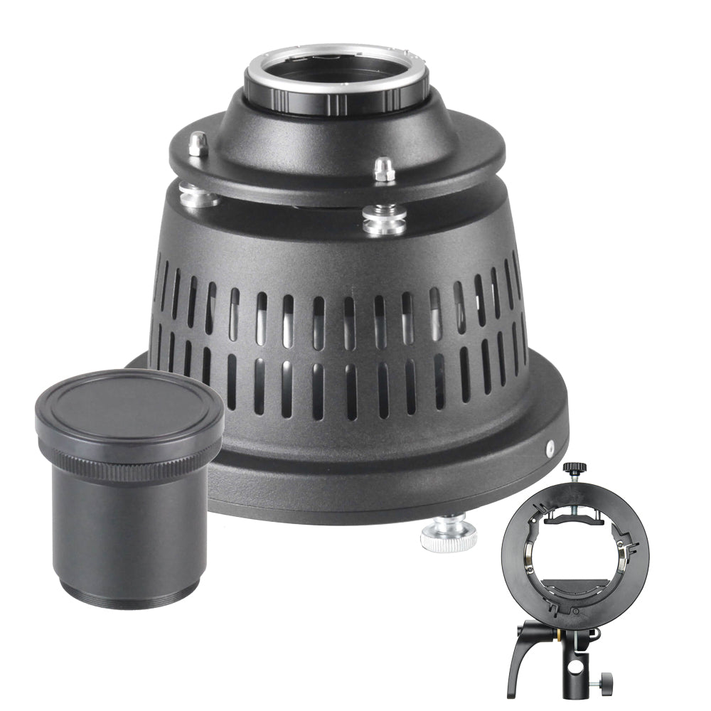 Optical Snoot Spot Projector II with 50mm Lens Optic For Speedlite/BareBulb