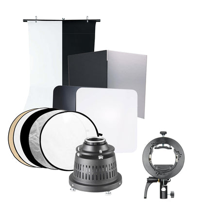 Macro Photography Modifiers & Accessories Bundle For Speedlite/Barebulb 