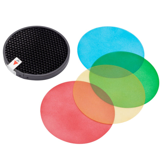 Honeycomb Grid with Colour Gel Filter Pack (AD-S11) By Godox 