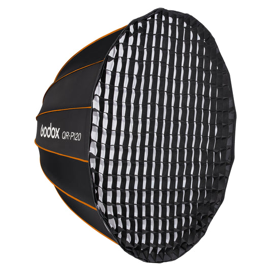 Qr-P120 Quick-Setup Softbox with Honeycom Grid 