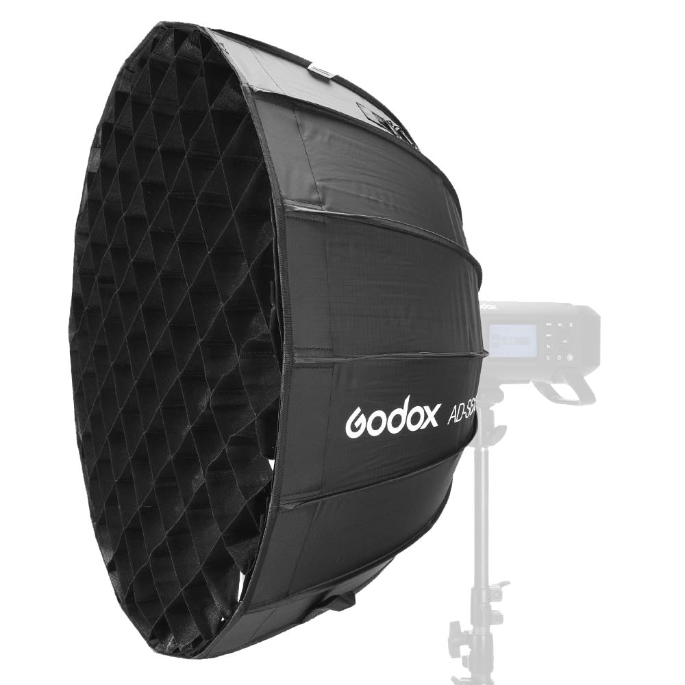 AD-S65S 65cm Fitting Silver Poratble Parabolic Softbox (Silver Interior)