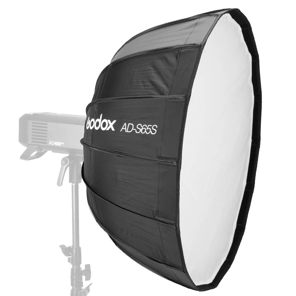 AD-S65S 65cm Fitting Silver Poratble Parabolic Softbox By Godox 