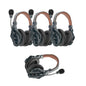 Hollyland SOLIDCOM C1-PRO-DH Wireless Intercom System with 4x Double-eared Noise Cancelling Headphones
