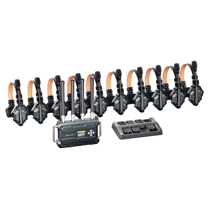Solidcom C1 Pro - Roaming Hub 10S Wireless Intercom System Ten-Headset Kit