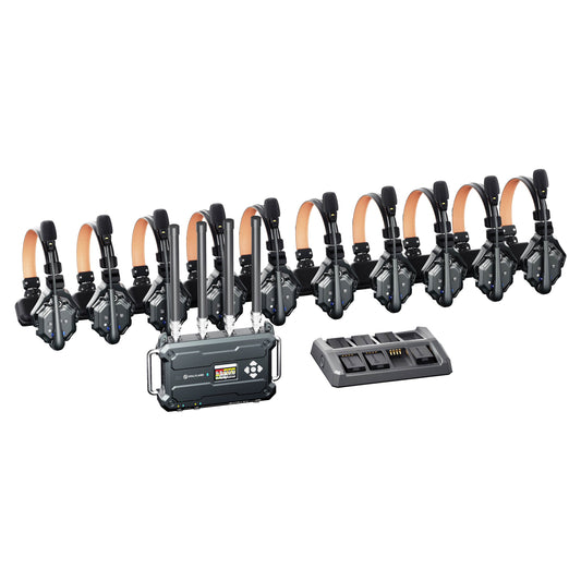 Solidcom C1 Pro – Roaming Hub 10S Wireless Intercom System Ten-Headset Kit (SPECIAL ORDER)