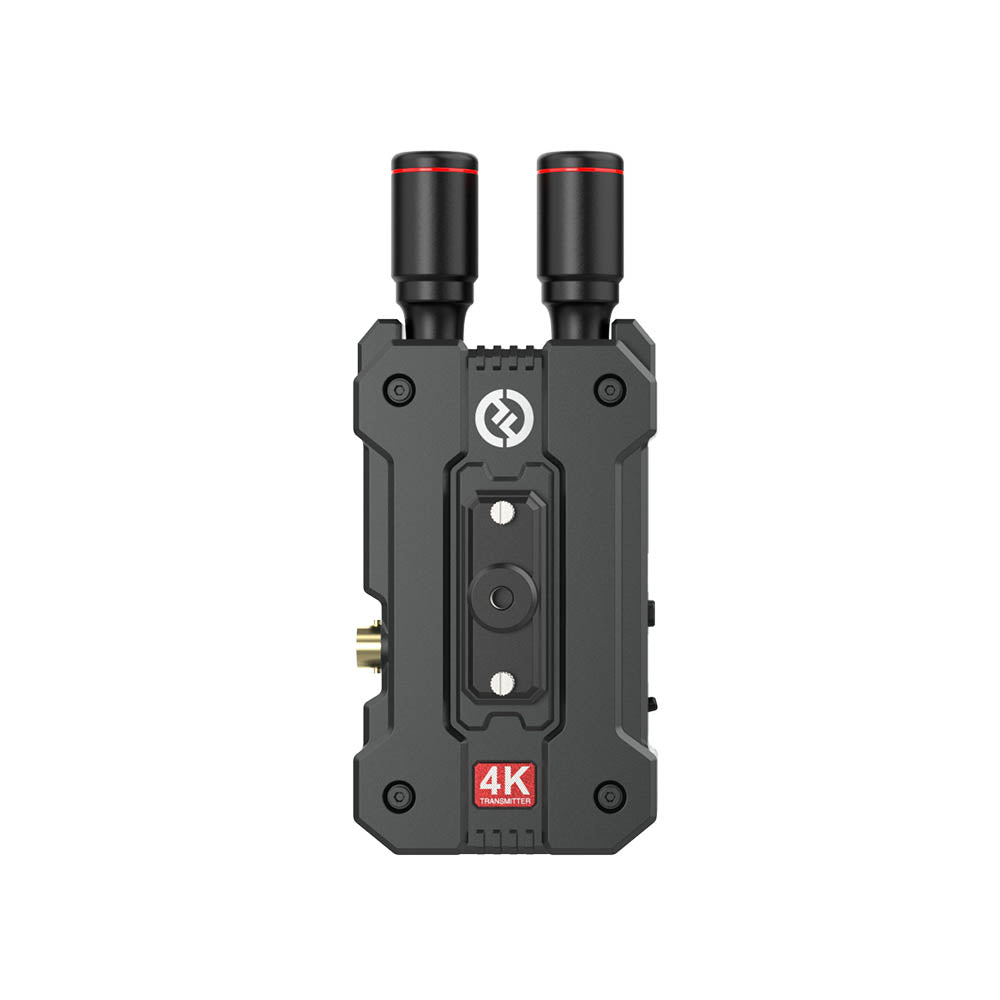 Hollyland Mars 4K TX Transmitter with antennas on a white background