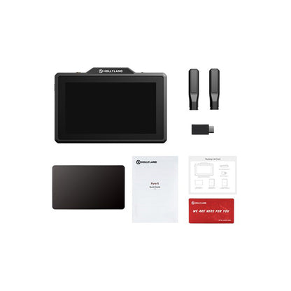 Hollyland Pyro 5 HL-8830 5.5" 4K HDMI Wireless Touchscreen Video Monitor Box Content