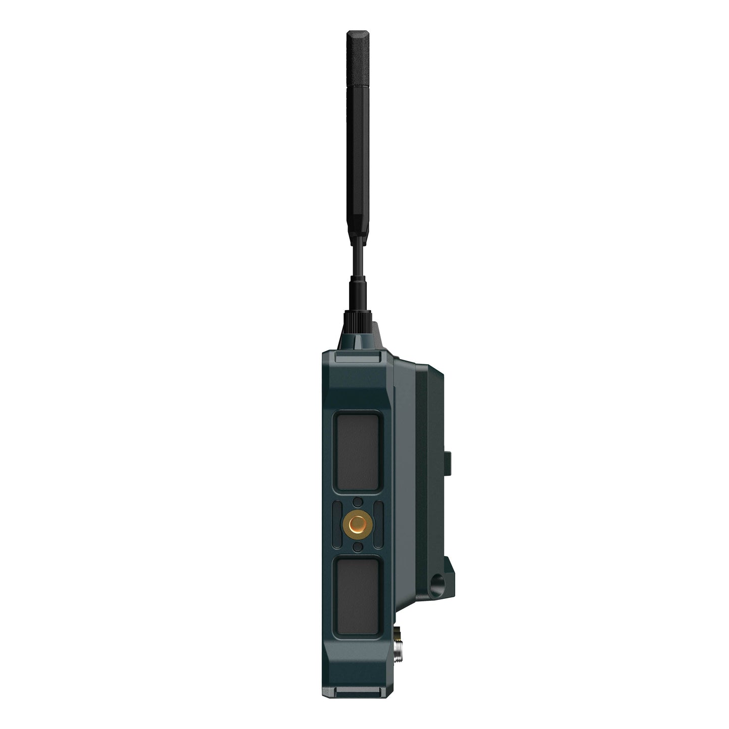 The Hollyland Pyro7 7-Inch Monitor with Built-in Video Transmitter and Receiver (Side View)