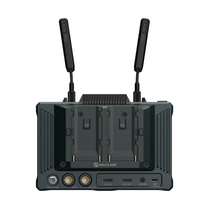 The Hollyland Pyro7 7-Inch Monitor with Built-in Video Transmitter and Receiver (Back View)