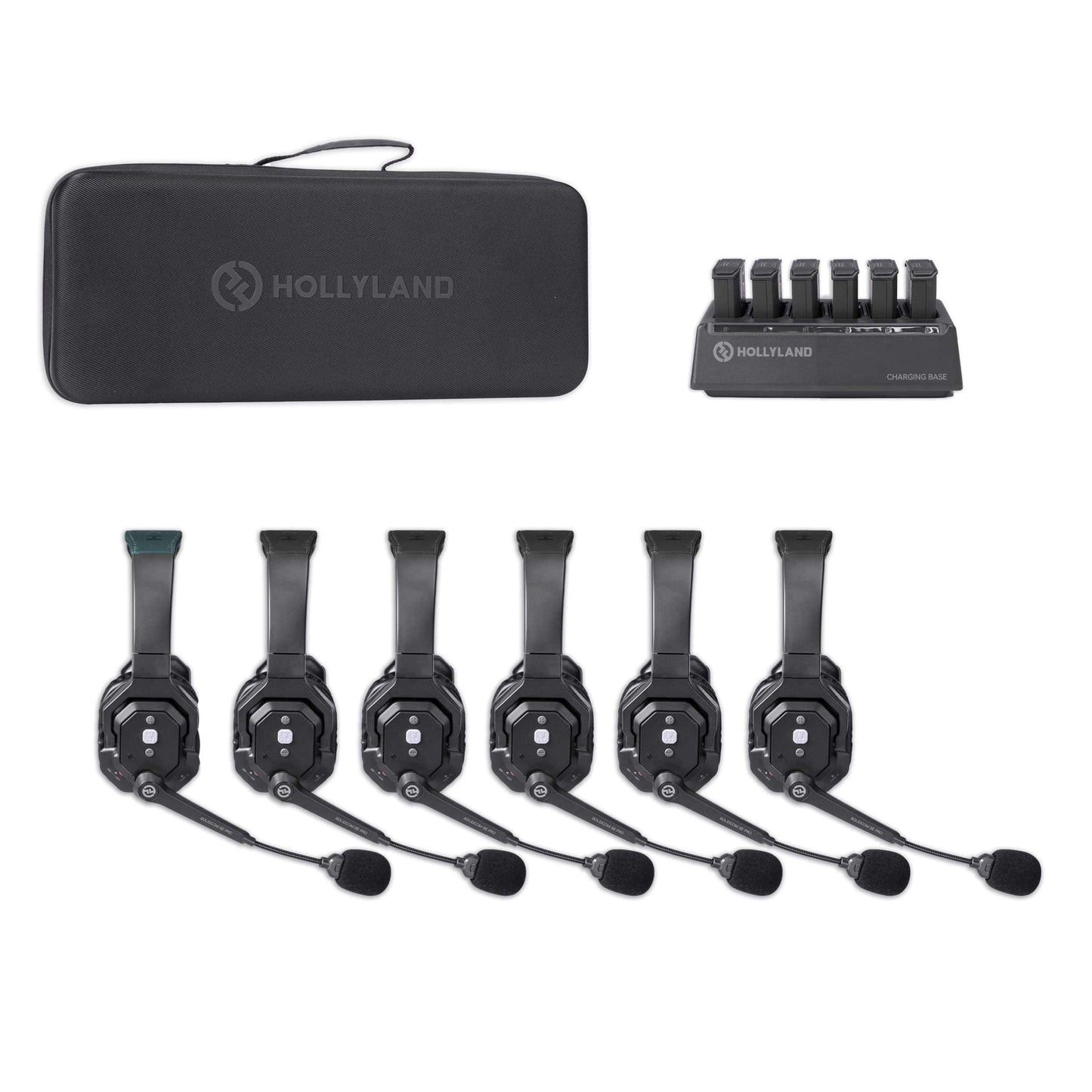 Hollyland Solidcom SE Pro 6S 6 - Person Noise Cancelling Headset Intercom SINGLE-EAR (5601Pro-6S)