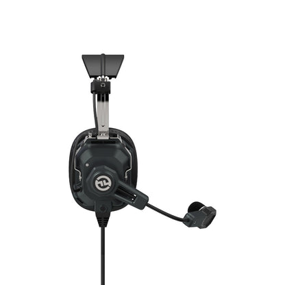 Hollyland Solidcom M1 Pro Wireless Intercom System with 4 Double-Ear Headsets (6801 Pro-4B DE) Headset Side View with Mic Extended