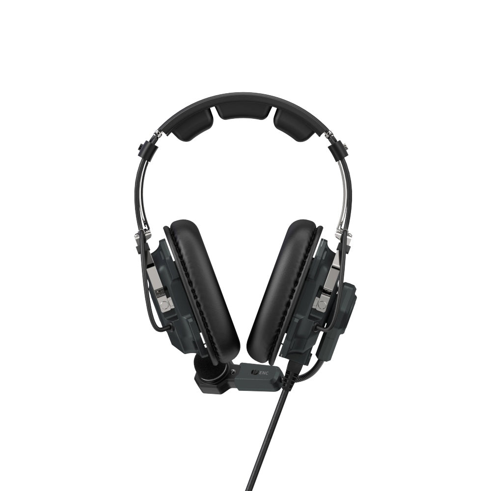 Hollyland Solidcom M1 Pro Wireless Intercom System with 8 Double-Ear Headsets (6801 Pro-8B DE) Headset Front