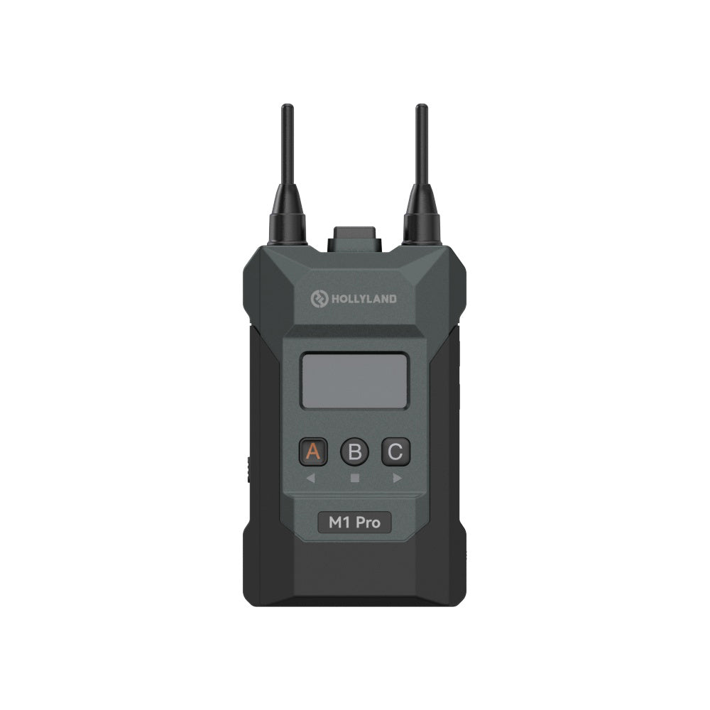 Hollyland Solidcom M1 Pro Wireless Intercom System with 8 Double-Ear Headsets (6801 Pro-8B DE) Beltpack Front