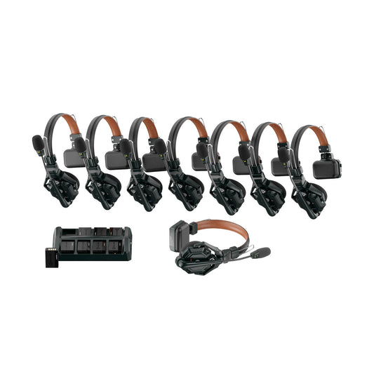 Solidcom C1 Pro Wireless Intercom System with 8 Single-Ear ENC Headsets