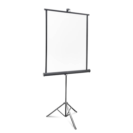 PiXAPRO 78x132cm White Retractable Photo-ID backdrop with stand
