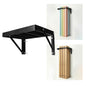 Wall-Mounted 12 Seamless Paper Backdrop Roll Storage Rack