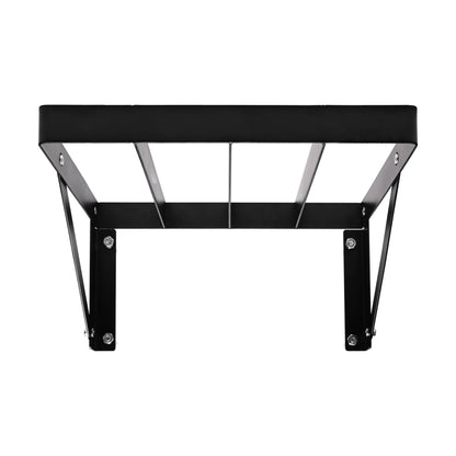 Wall-Mounted 12 Seamless Paper Backdrop Roll Storage Rack (Viewed from straight on and below)