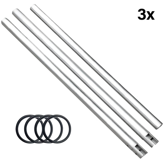 Set of Three 3m (9.8') Metal Crossbar Tube for Manual and Motorised Expansion Drive Background Support Systems (SPECIAL ORDER)