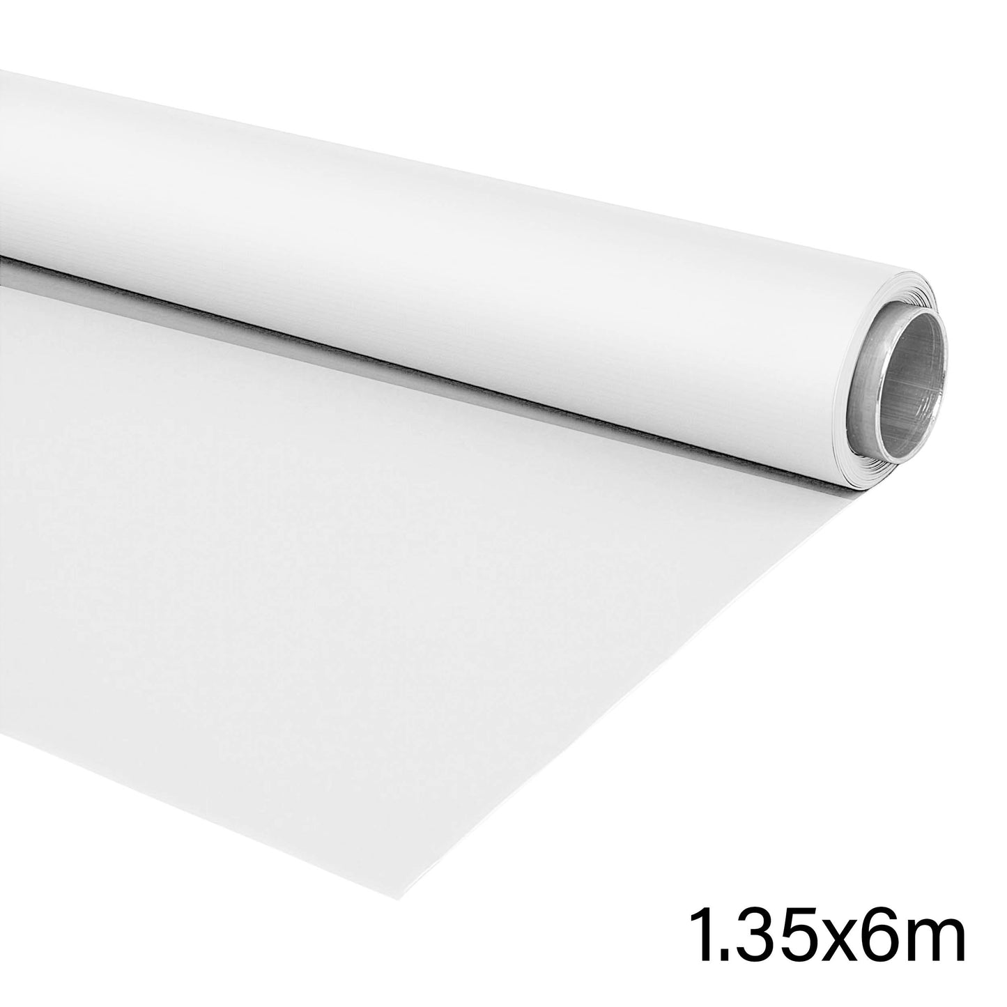 PiXAPRO 1.35x6m Matte White Vinyl Backdrop
