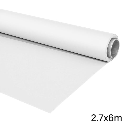 PiXAPRO 2.7x6m Matte White Vinyl Backdrop