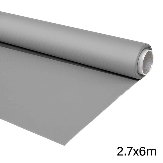 PiXAPRO 2.7x6m Matte Grey Vinyl Backdrop