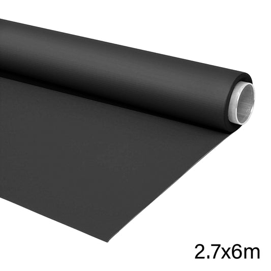 PiXAPRO 2.7x6m Matte Black Vinyl Backdrop