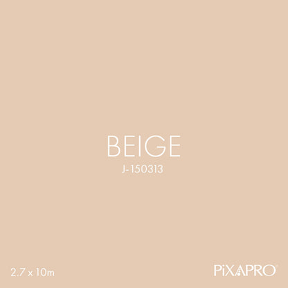 2.7x10m Beige Seamless Paper Background Roll
