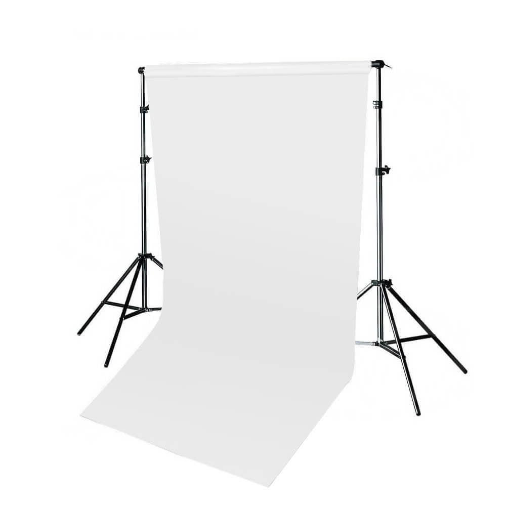 2.7x10m Seamless Paper Photography Background with Telescopic Backdrop Stand