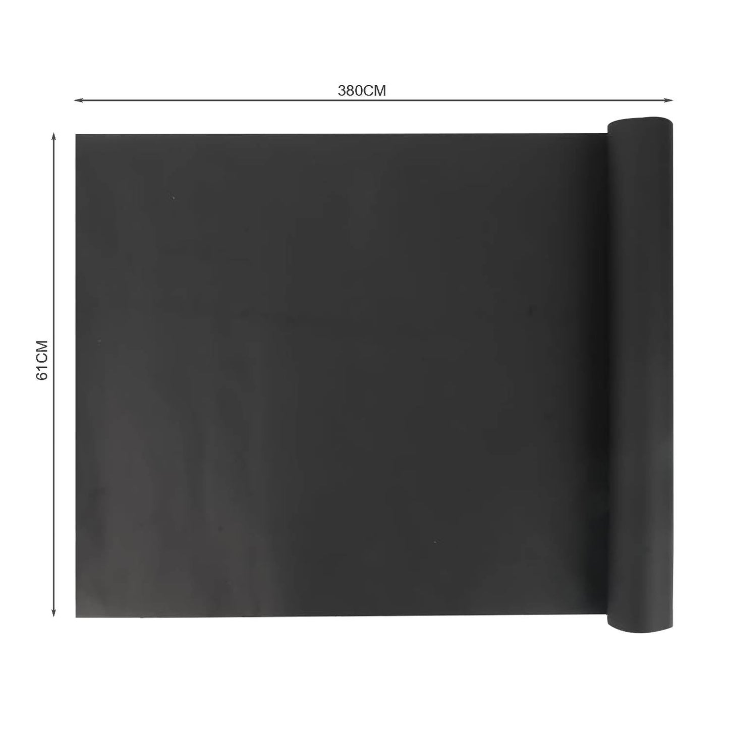 0.61x3.8m Double-Sided Matte Aluminium Cinefoil Roll