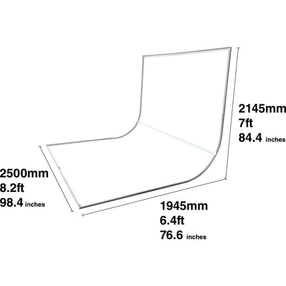 EasiFrame Curved Aluminium Frame 
